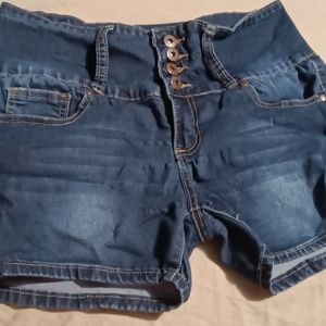 GoGo Star Denim Shorts
